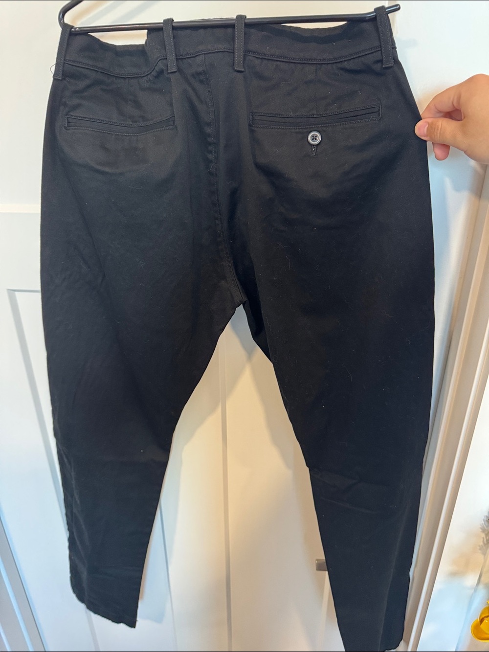 J. Crew NWOT 484 Slim Stretch Black Men's Chinos 33/32 - Picture 6 of 7
